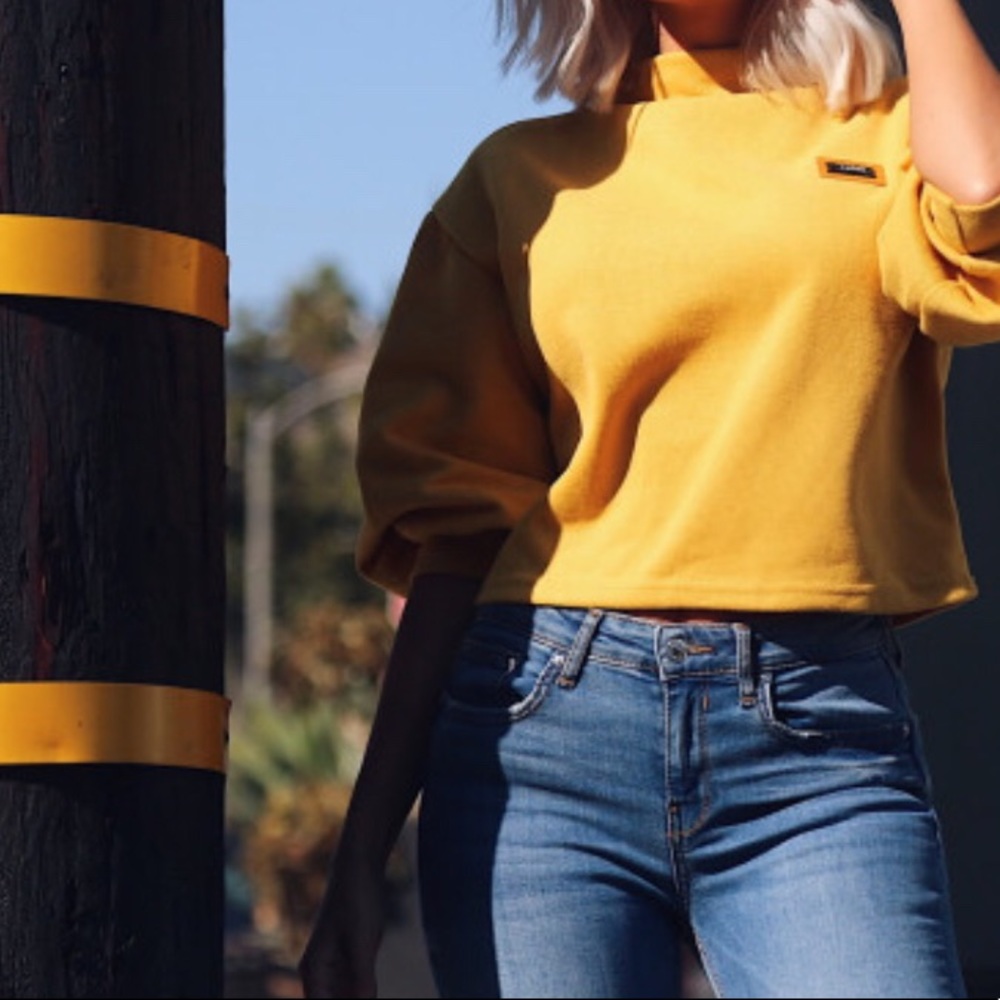 Yellow Bartic Sweater